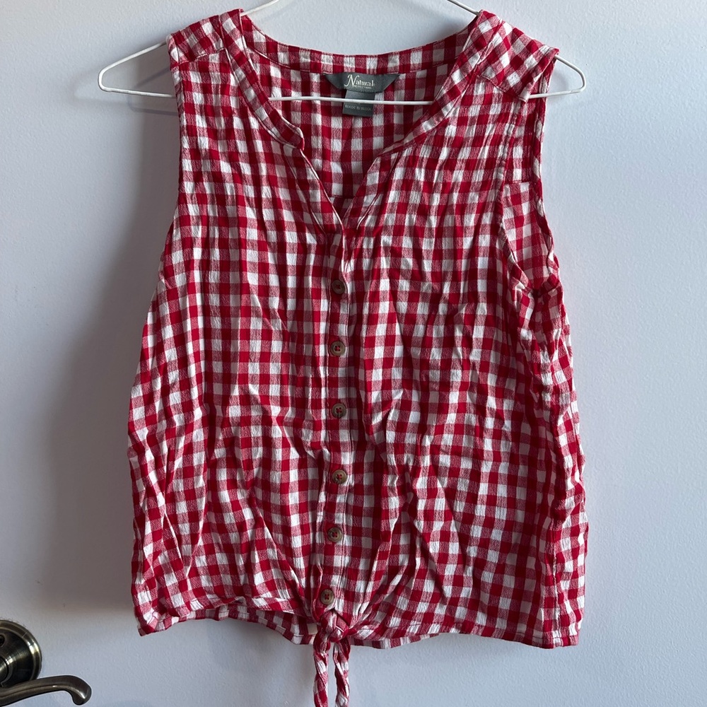 Red Gingham TankTop